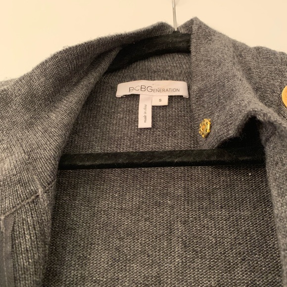 NWOT BCBG Generation Zipper Sweater - Picture 4 of 8